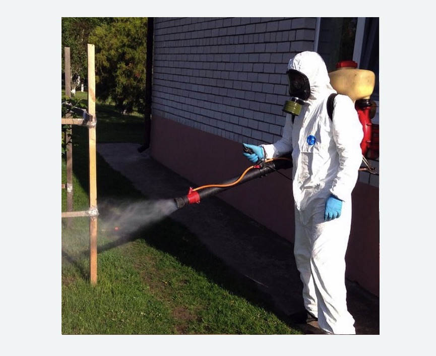 травля клещей на участке в Копейске