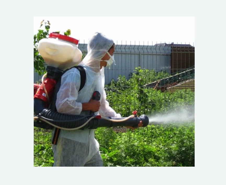 Акарицидная обработка территории в Копейске