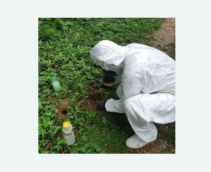 уничтожение кротов на участке в Копейске